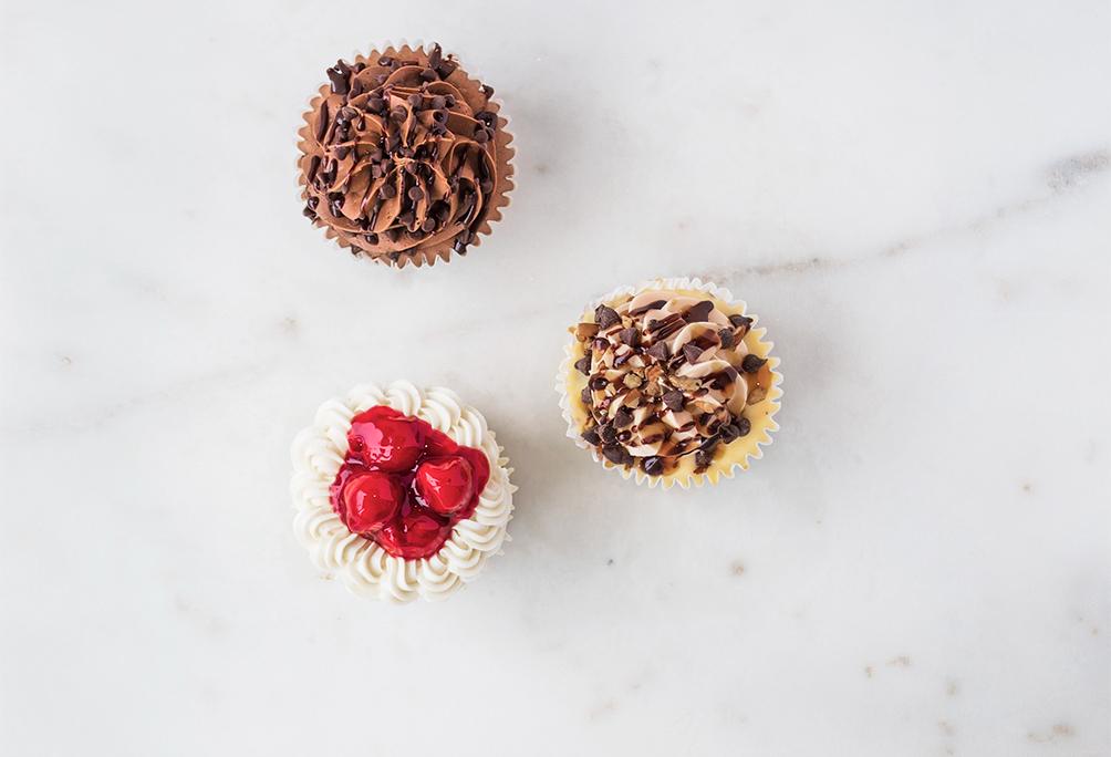Baker's Choice Assorted Cheesecake Box, Cheesecakes, Cheesecupcakes, Gigi's Cupcakes, Enjoy Anywhere, Anytime, Anyplace
