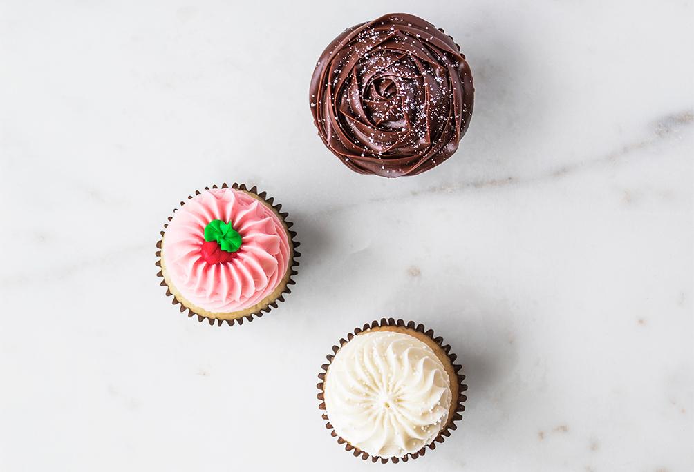Gluten Friendly Box, Gluten Friendly, All The Goodies, Cupcakes, Gigi's Cupcakes, Enjoy Anywhere, Anytime, Anyplace
