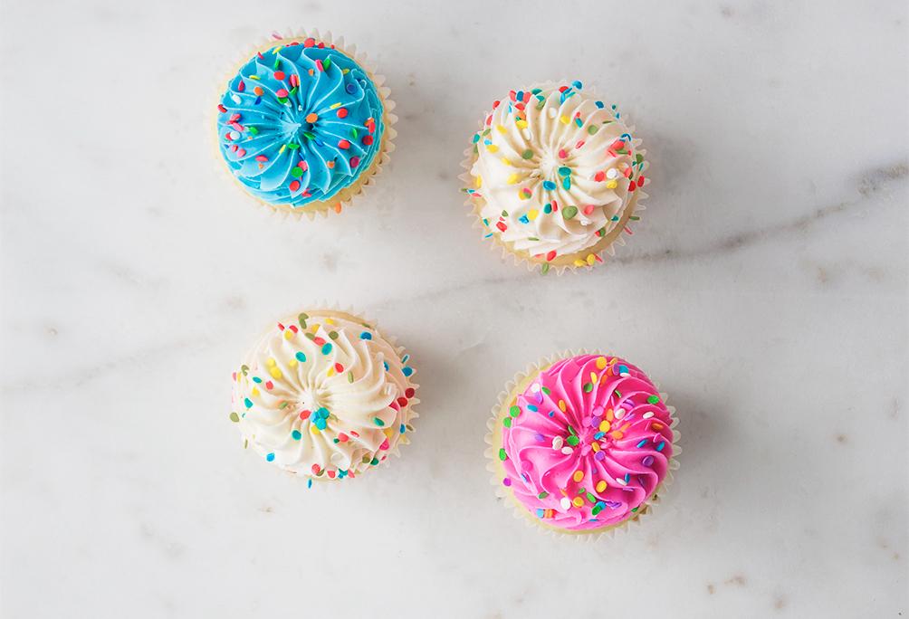 Mixed Celebration, All The Goodies, Cupcakes, Gigi's Cupcakes, Enjoy Anywhere, Anytime, Anyplace