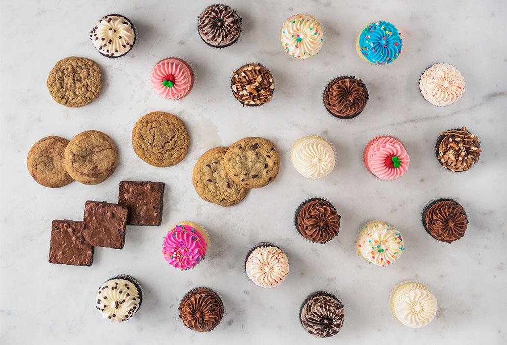 Mixed Celebration, Best Seller, Chocolate Addicts, Large Party Packs, All The Goodies, Cupcakes, Gigi's Cupcakes, Enjoy Anywhere, Anytime, Anyplace