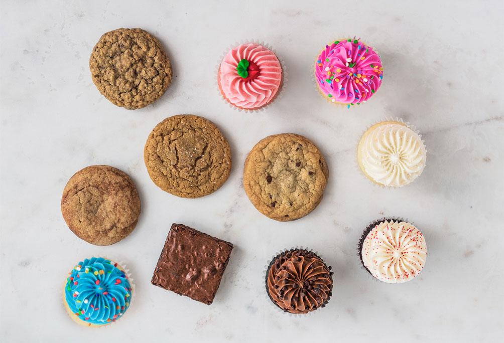 Mixed Celebration, Best Sellers,  Small Party Packs , All The Goodies, Cupcakes, Gigi's Cupcakes, Enjoy Anywhere, Anytime, Anyplace